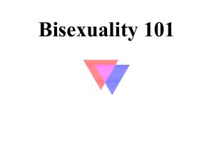 Bisexuality 101